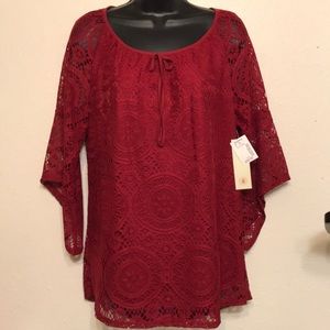 Tacera Crochet Top